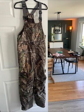 LL Bean Camo Hunting Bib Overalls